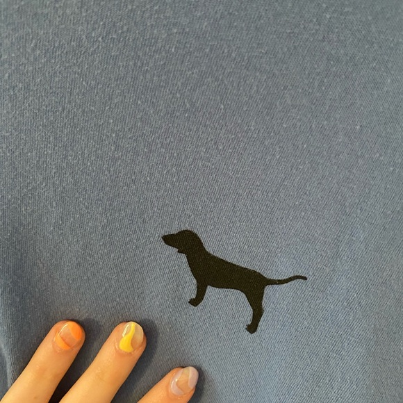 VS PINK Blue long sleeve top - Picture 2 of 7